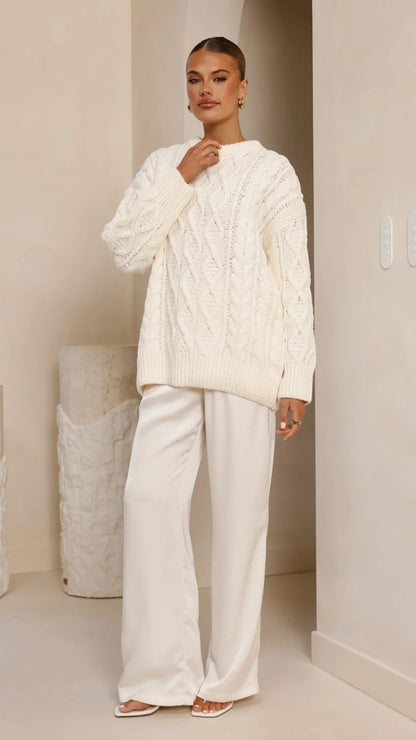 Valentina Knit Sweater Cream