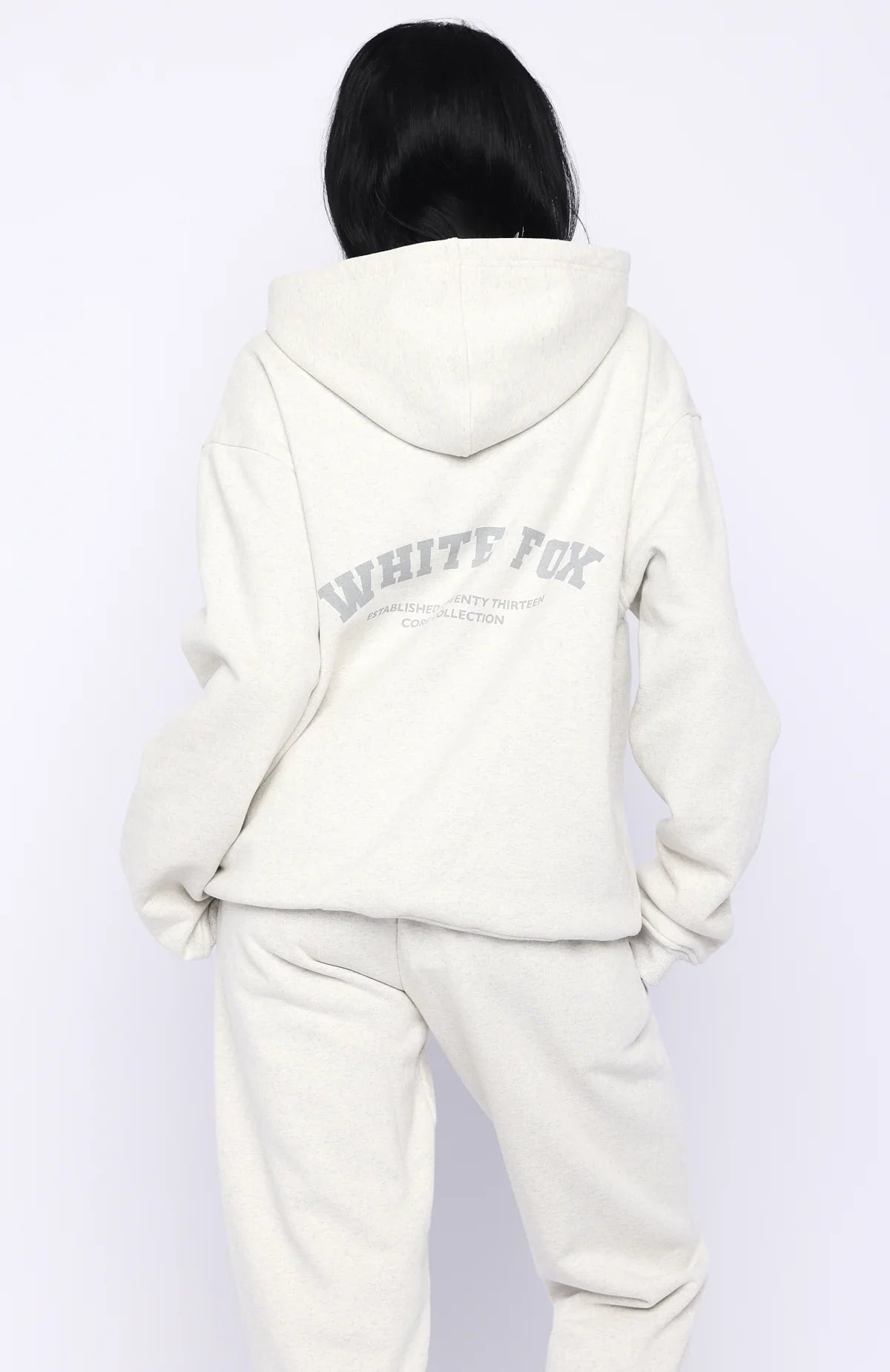 Its Your Chance Oversized Hoodie Grey Marle