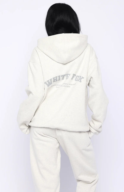 Its Your Chance Oversized Hoodie Grey Marle