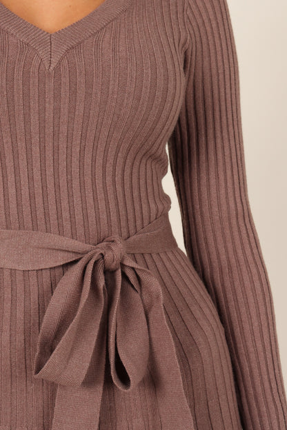 Reigan Dress Mocha