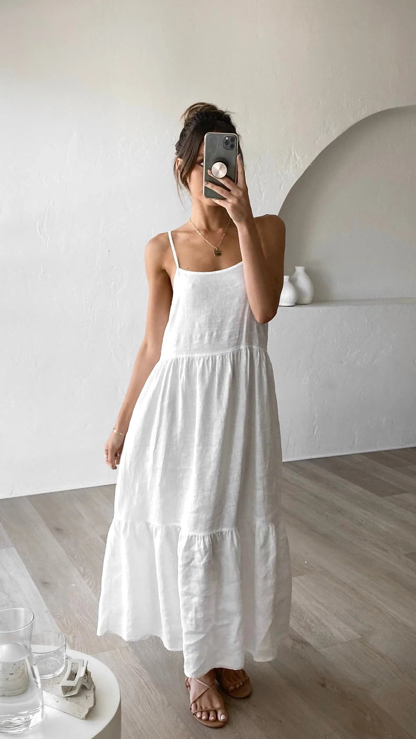 Nico Maxi Dress White