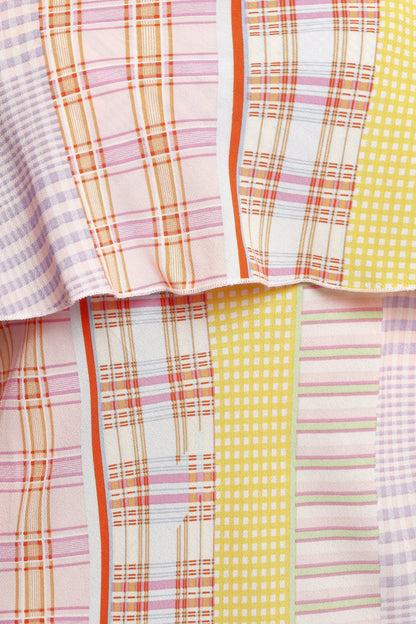 Junia Mini Dress Pink Plaid