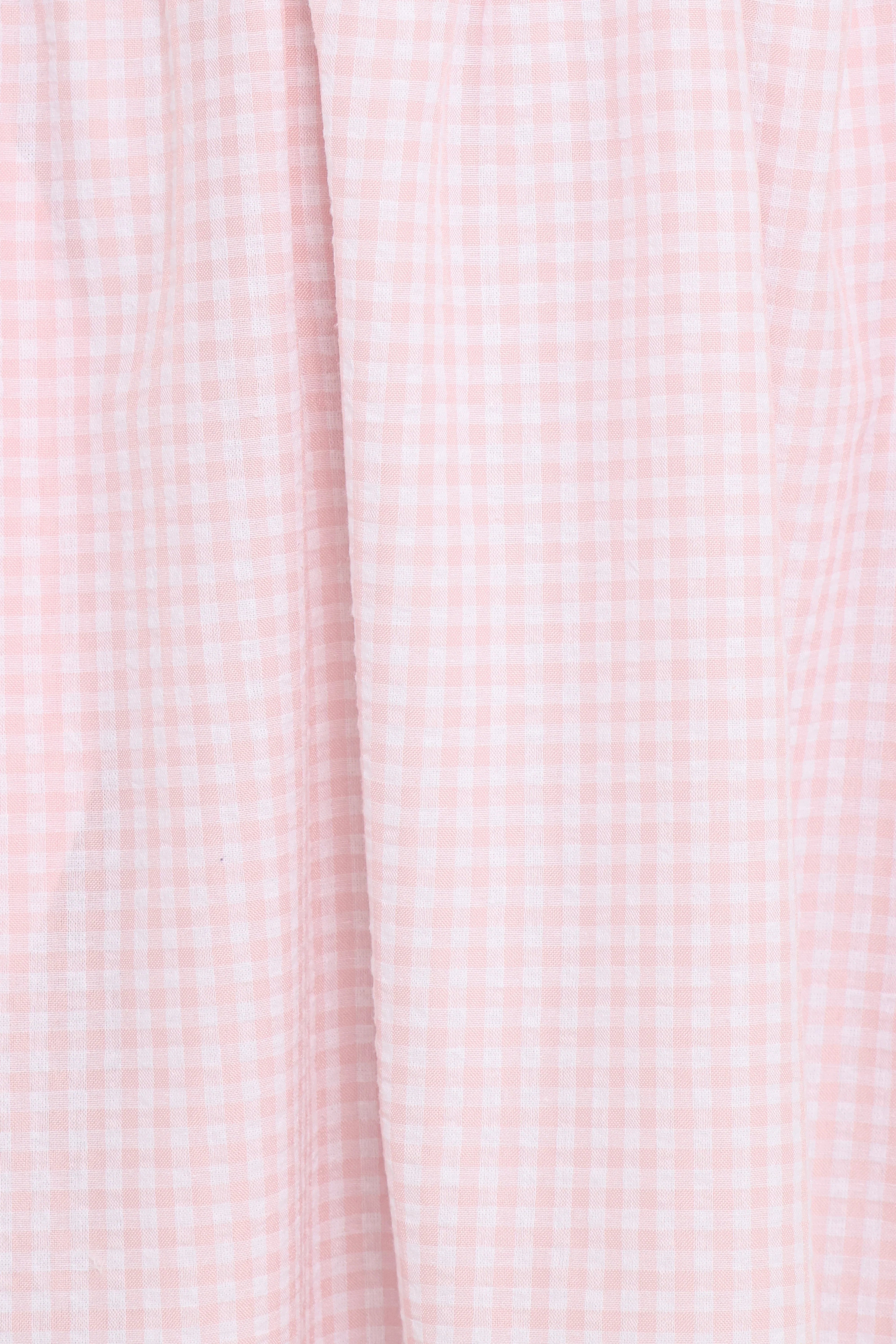 Margerie Halter Dress Pink Gingham