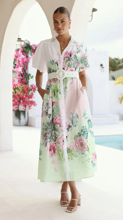 Dusk Maxi Dress Sorbet Symphony
