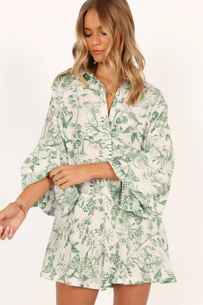 Elsa Romper Green