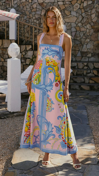 Sella Maxi Dress Summer in Sicily