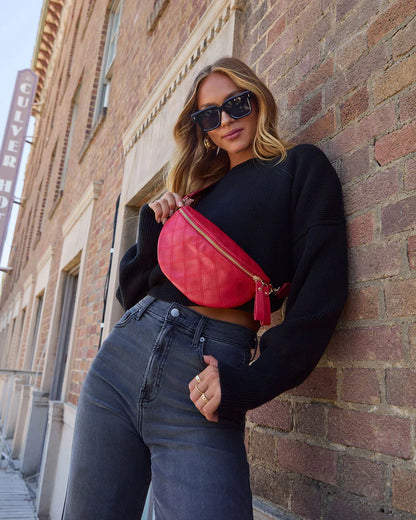 Jenny Faux Leather Belt Bag