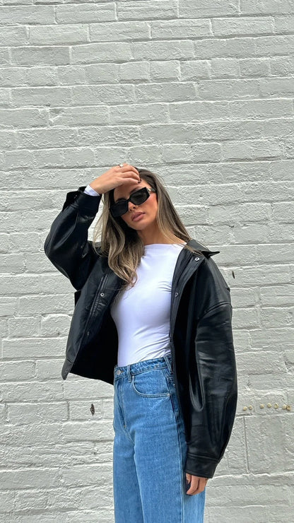 Kenny Bomber Jacket Jet Black