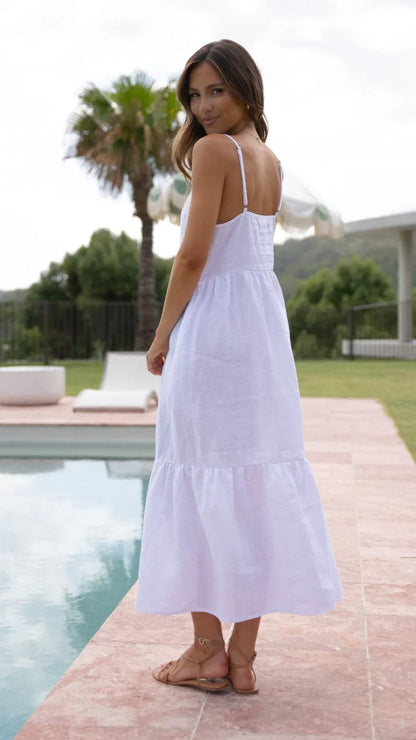 Nico Maxi Dress White