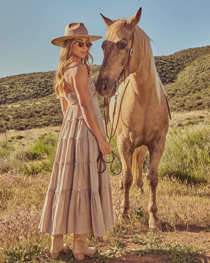 Sundust Darling Tiered Maxi Dress