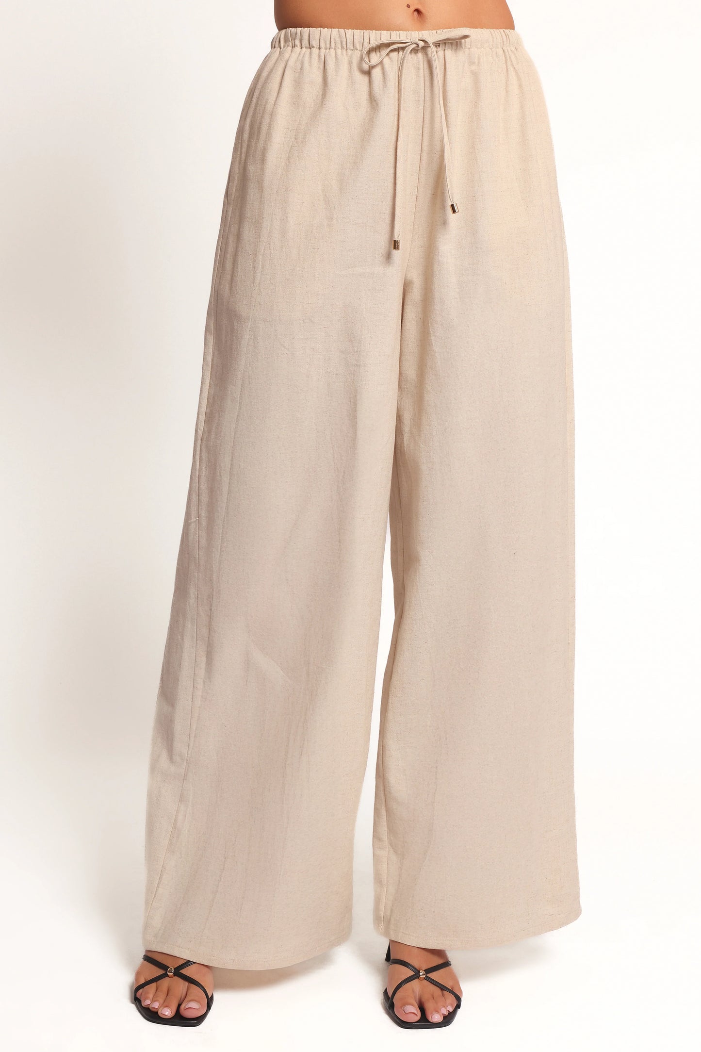 Trula Wide Leg Pant Oatmeal