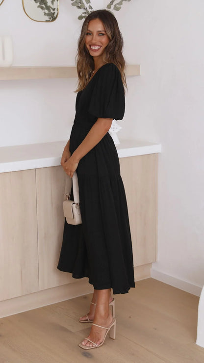 Erin Midi Dress Black