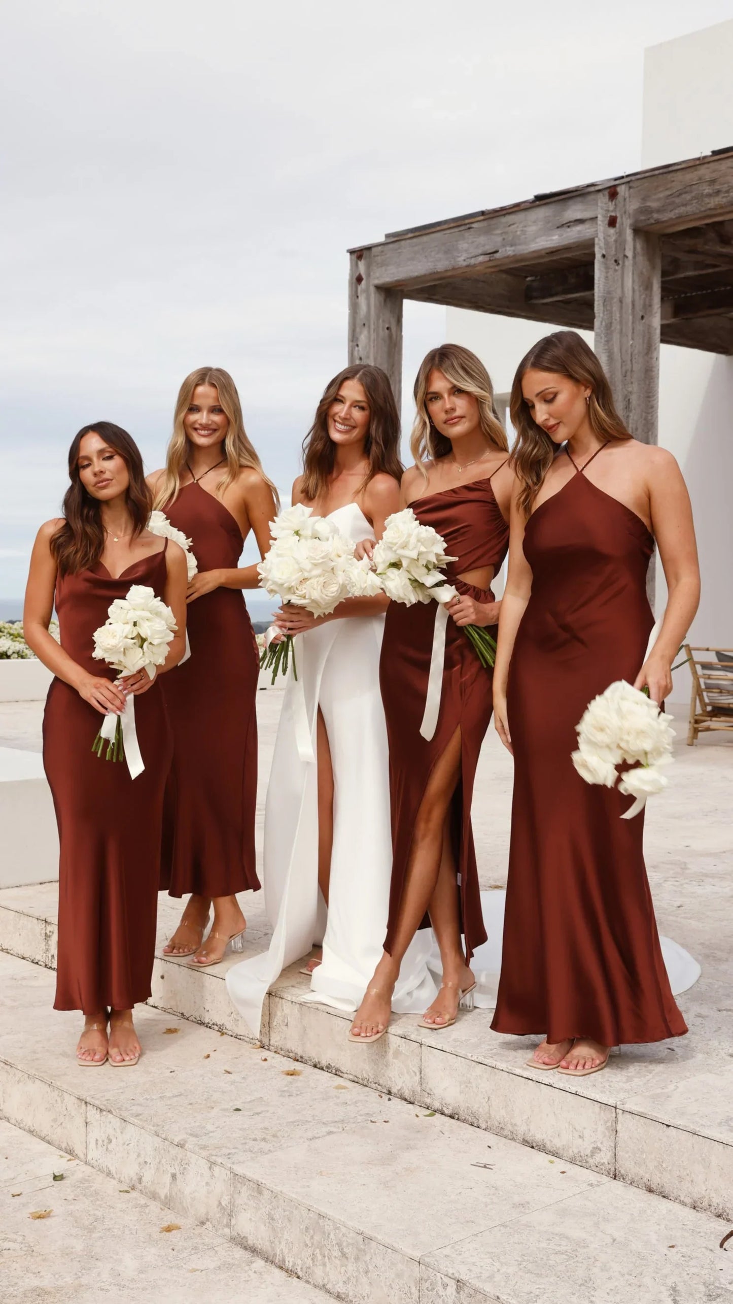 Chiara Maxi Dress Brown