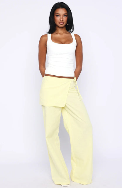 Off Beat Pants Lemon