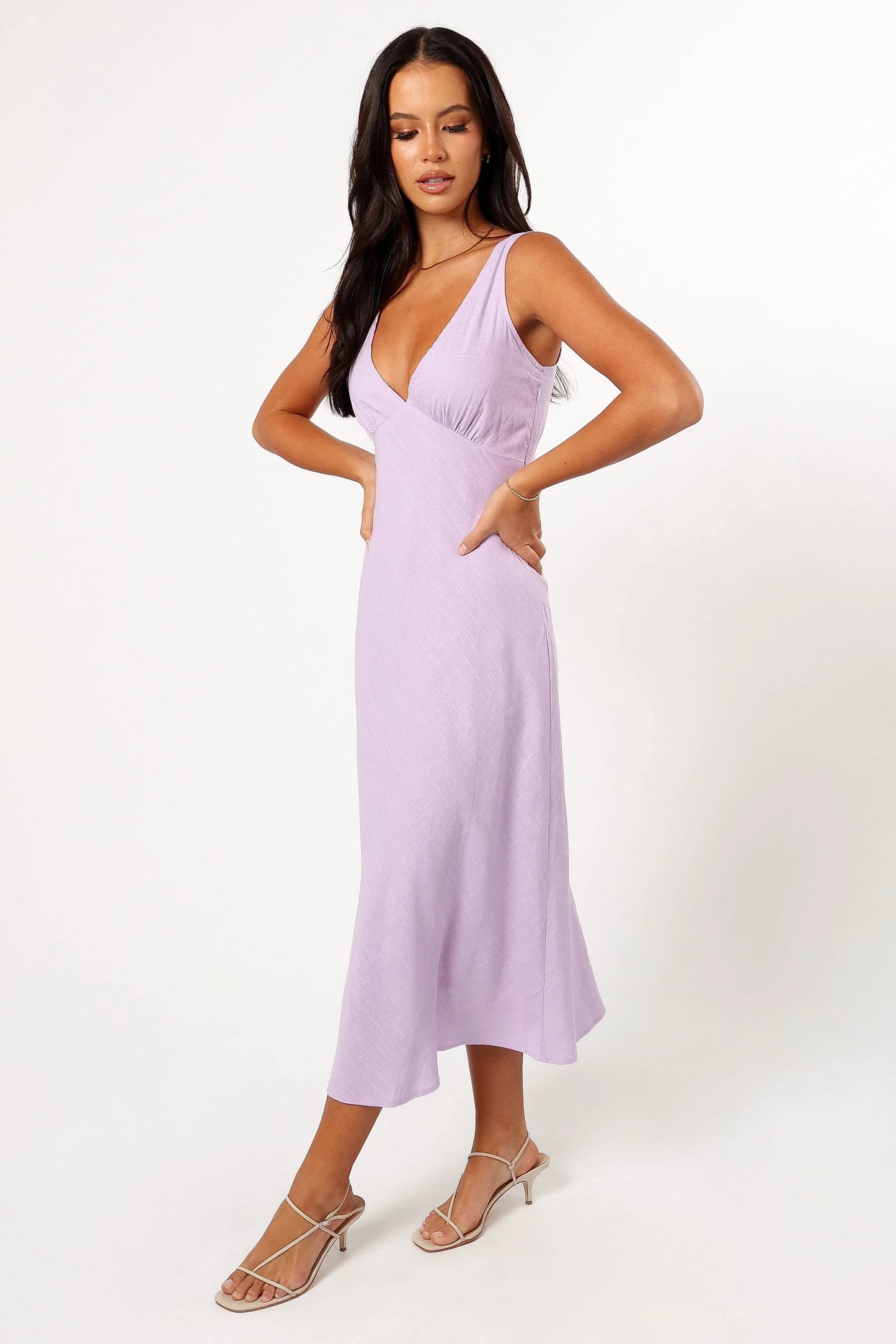 Shyla Midi Dress Lilac