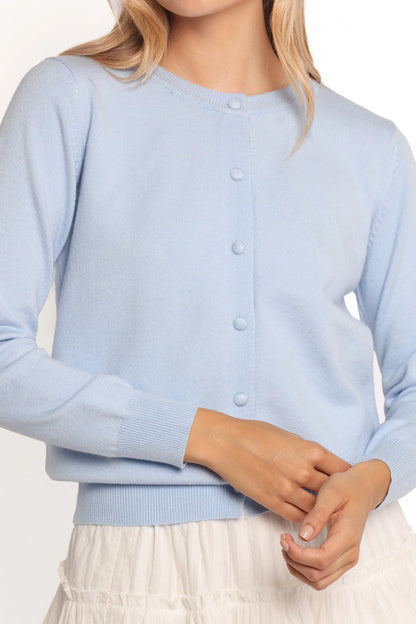 Bliss Cardigan Pale Blue