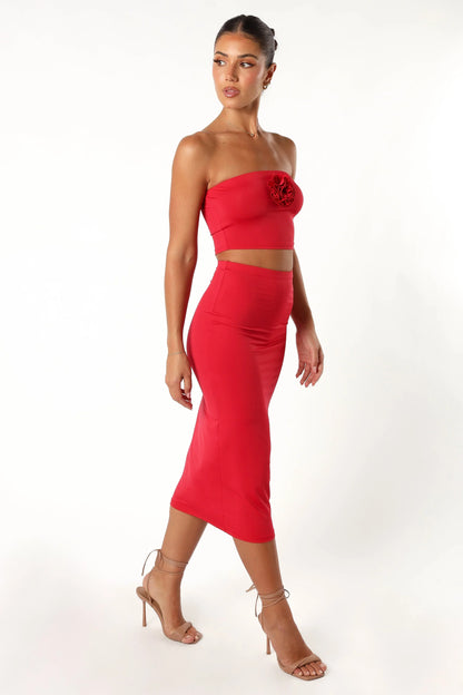 Tiarny Two Piece Set Red