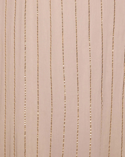Onda Striped Metallic Maxi Dress