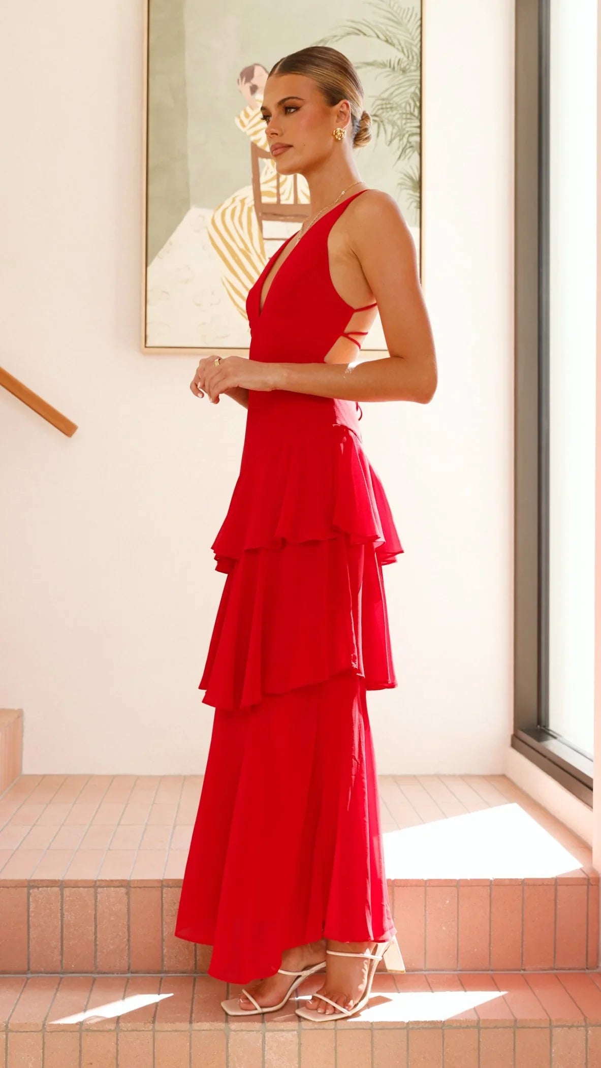 Stasie Maxi Dress Red