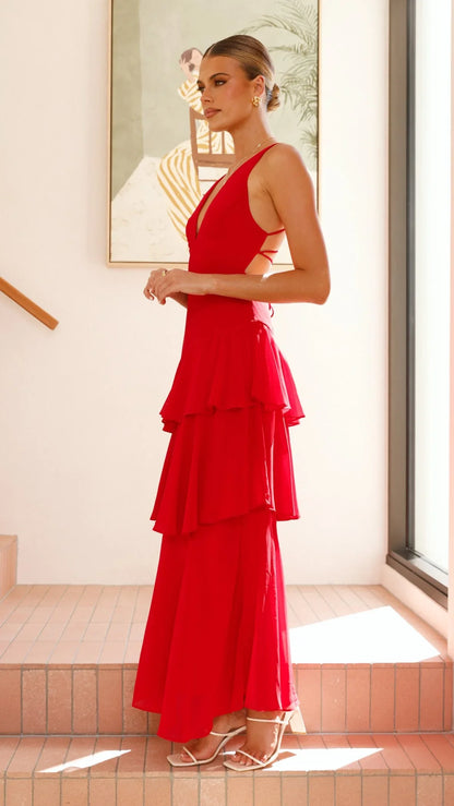 Stasie Maxi Dress Red