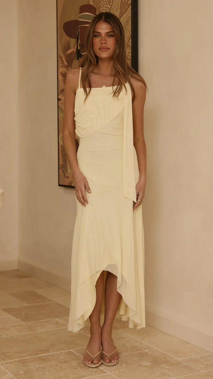 Lucy Maxi Dress Yellow