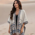 Boho Knit Tassel Cardigan