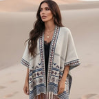Boho Knit Tassel Cardigan