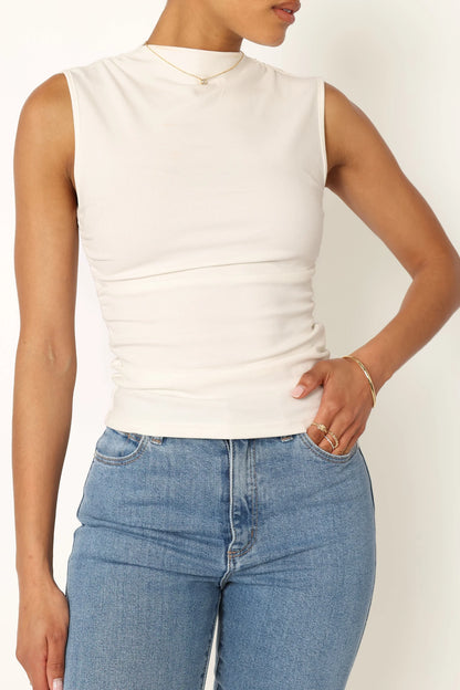 Nissa Top Off White