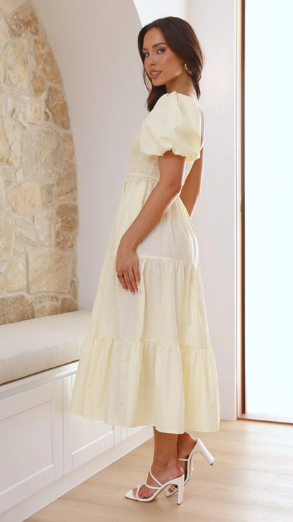 Frankie Maxi Dress Yellow