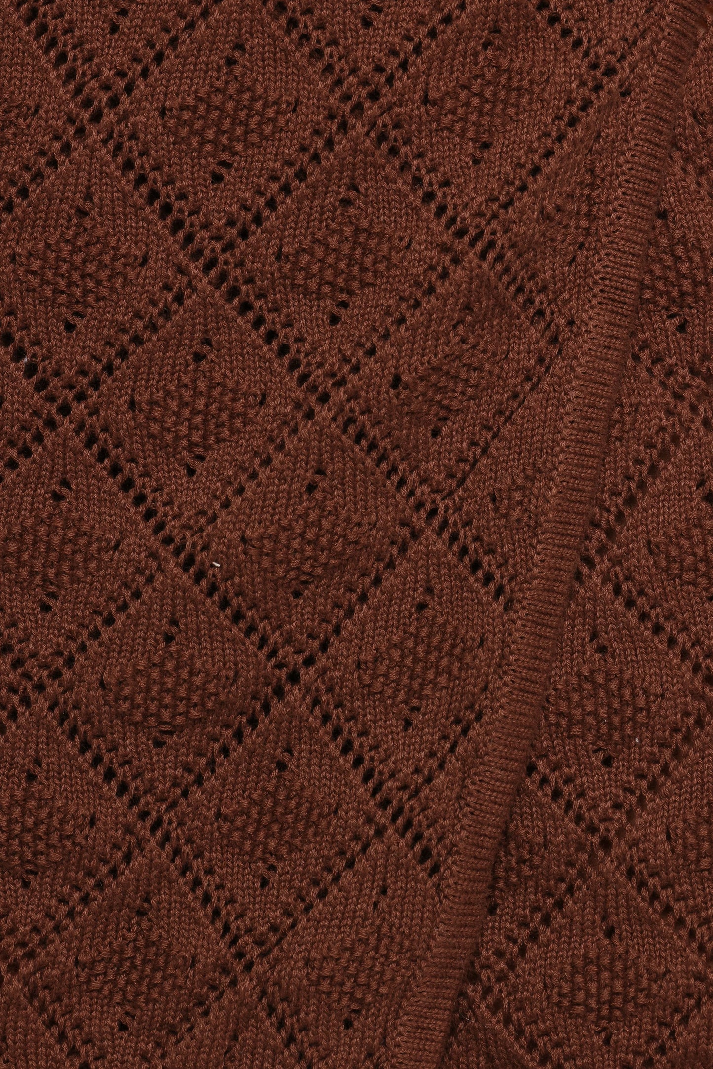 Palma Knit Mini Skirt Chocolate