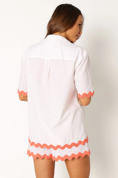 Harry Shirt White Melon