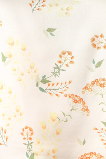 Aminah Puff Sleeve Dress Yellow Floral
