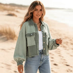 Distressed Frayed Boho Jacket