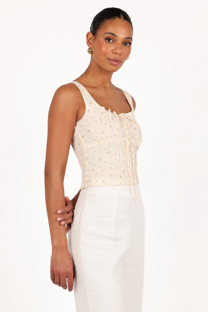 Alice Corset Top Tiny Blooms
