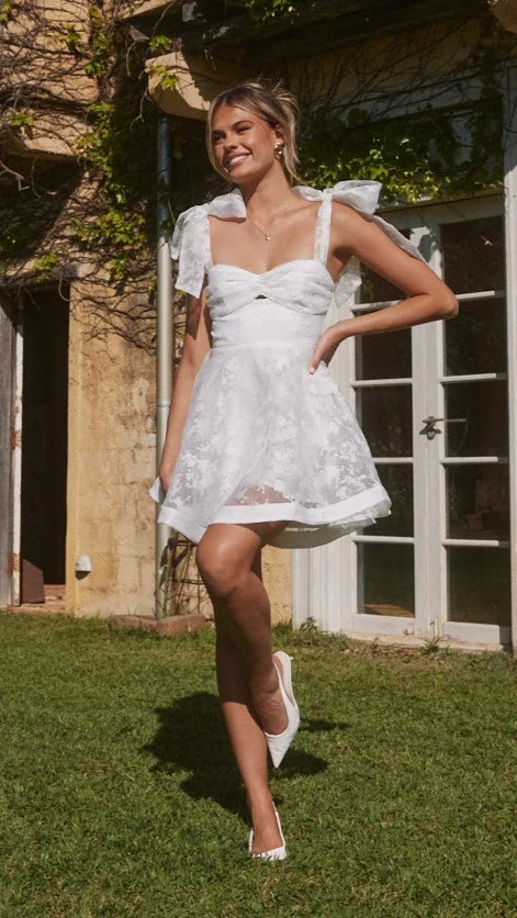 Karis Mini Dress White