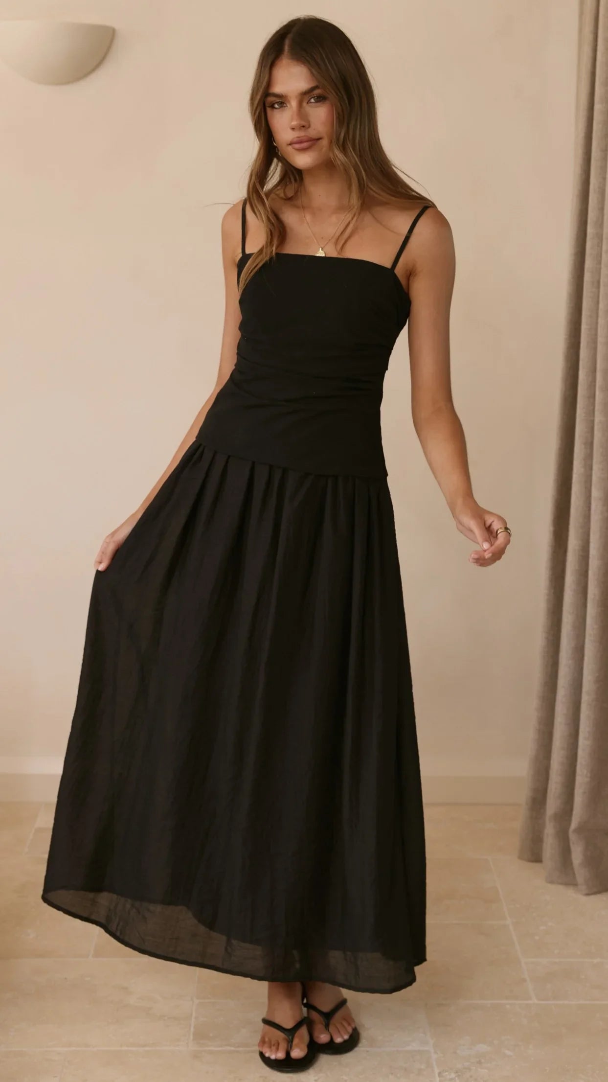 Valentina Maxi Dress Black