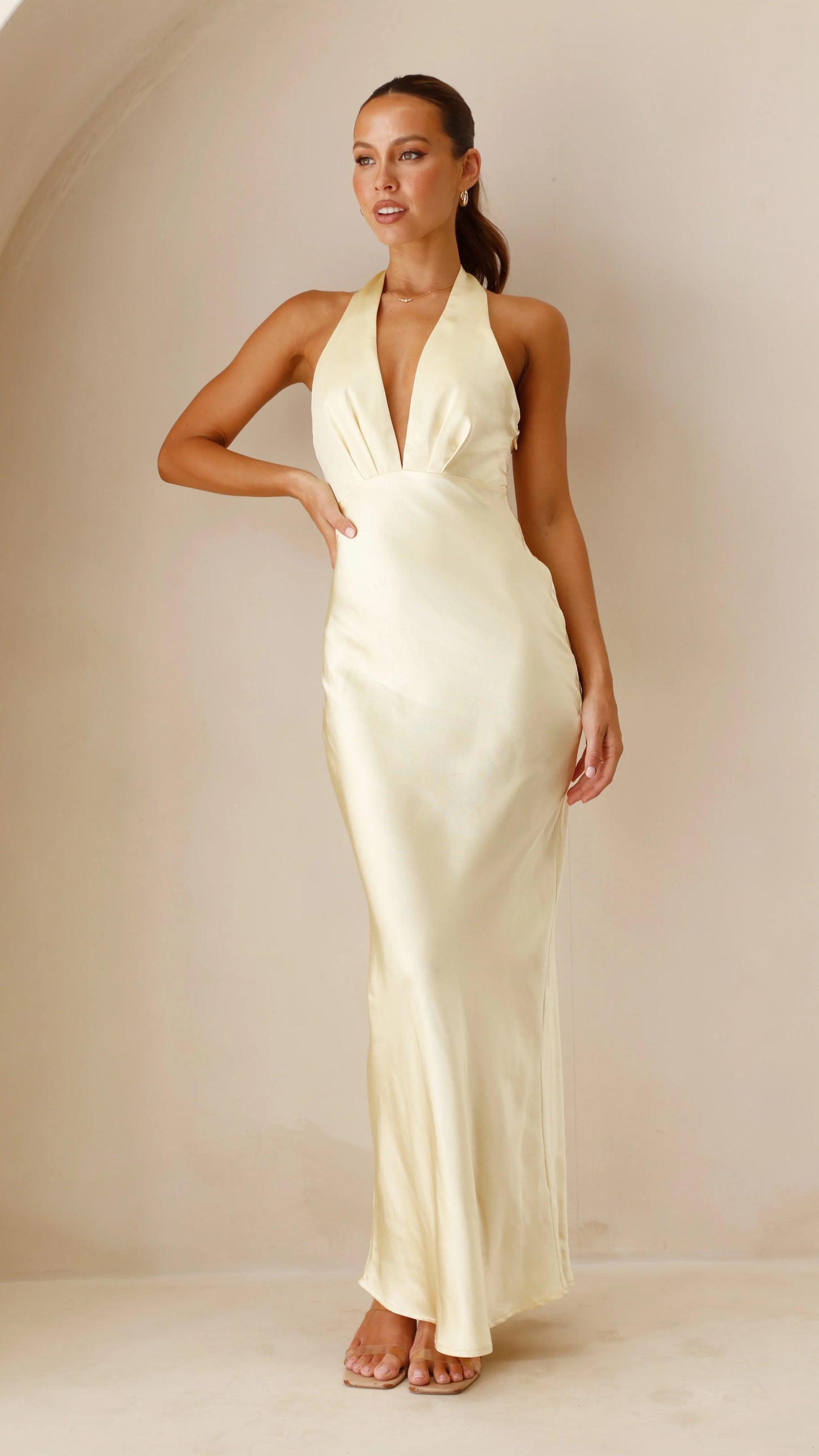 Chloe Maxi Dress Yellow
