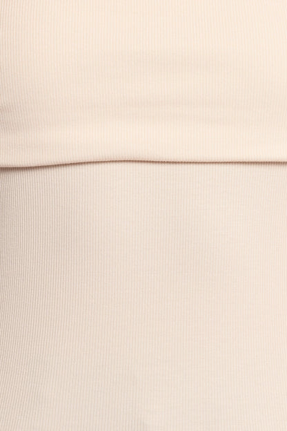 Thomsie Off Shoulder Knit Top Ivory