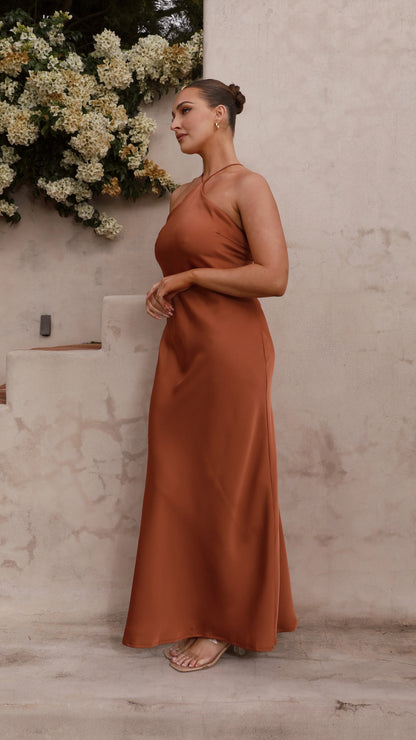 Chiara Maxi Dress Copper