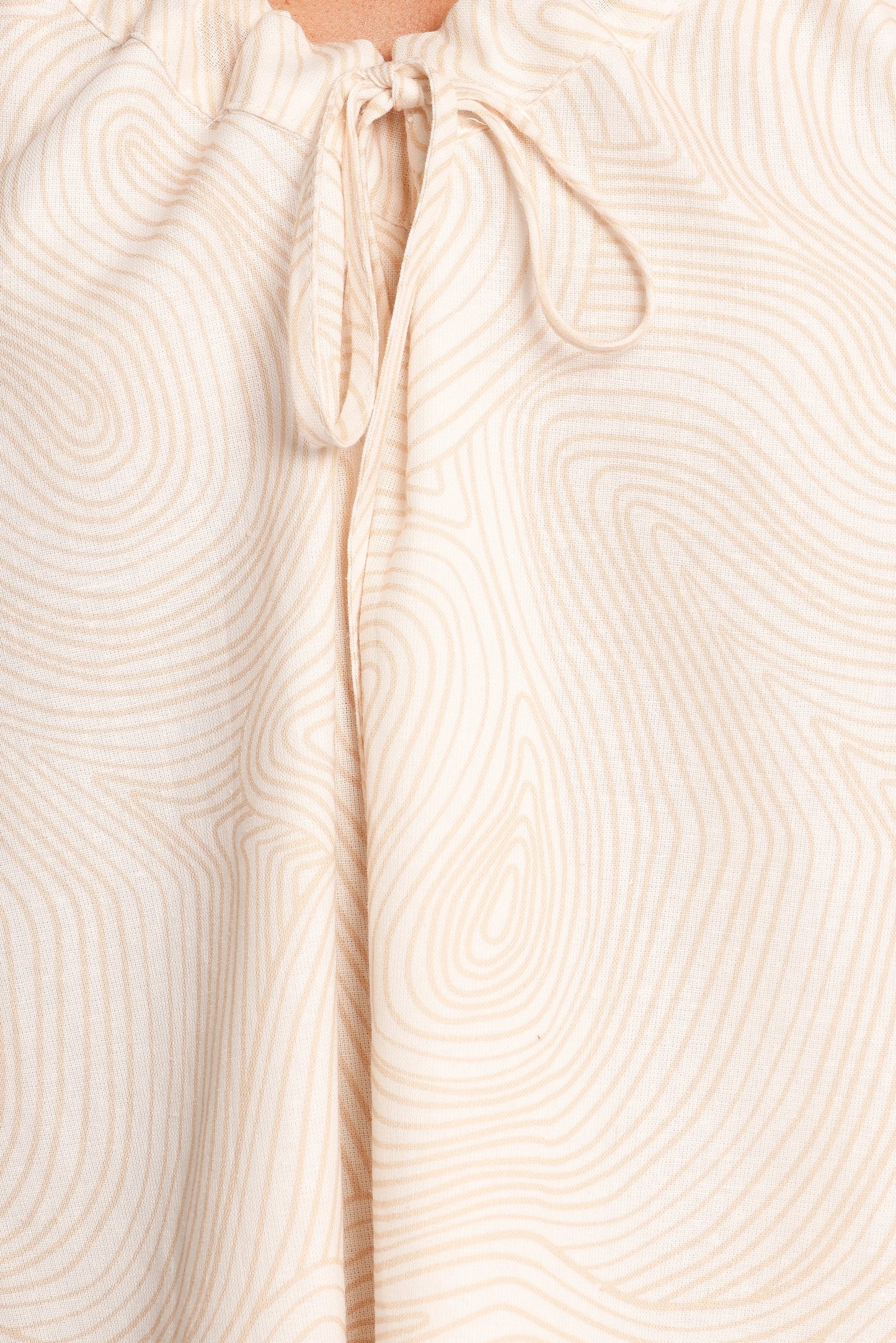 Walker Smock Mini Dress Tan Swirl