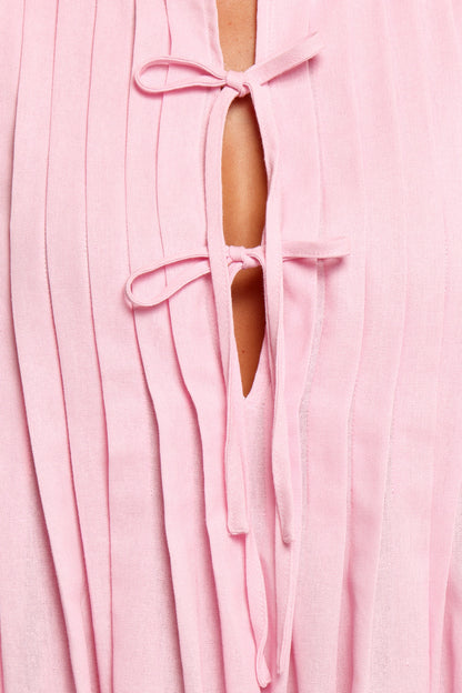 Madeline Mini Dress Pale Pink