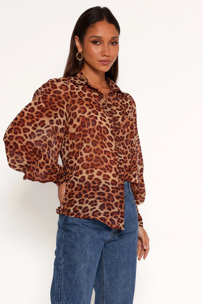 Fleetwood Blouse Leopard