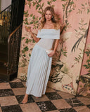 Real Moment Off The Shoulder Maxi Dress