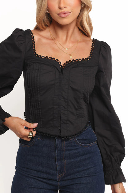 Lorelei Corset Top Black