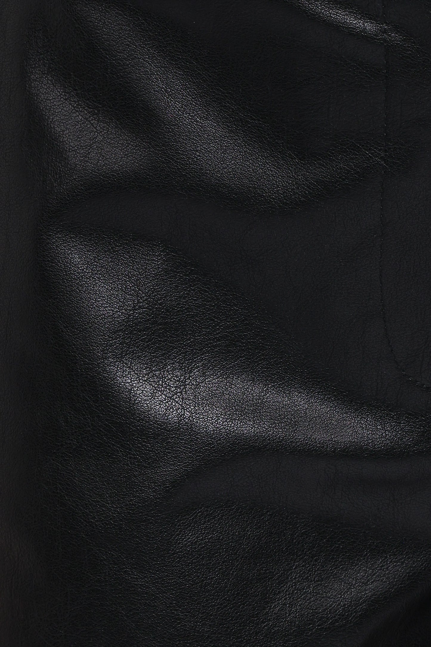 Fable Leather Shorts Black