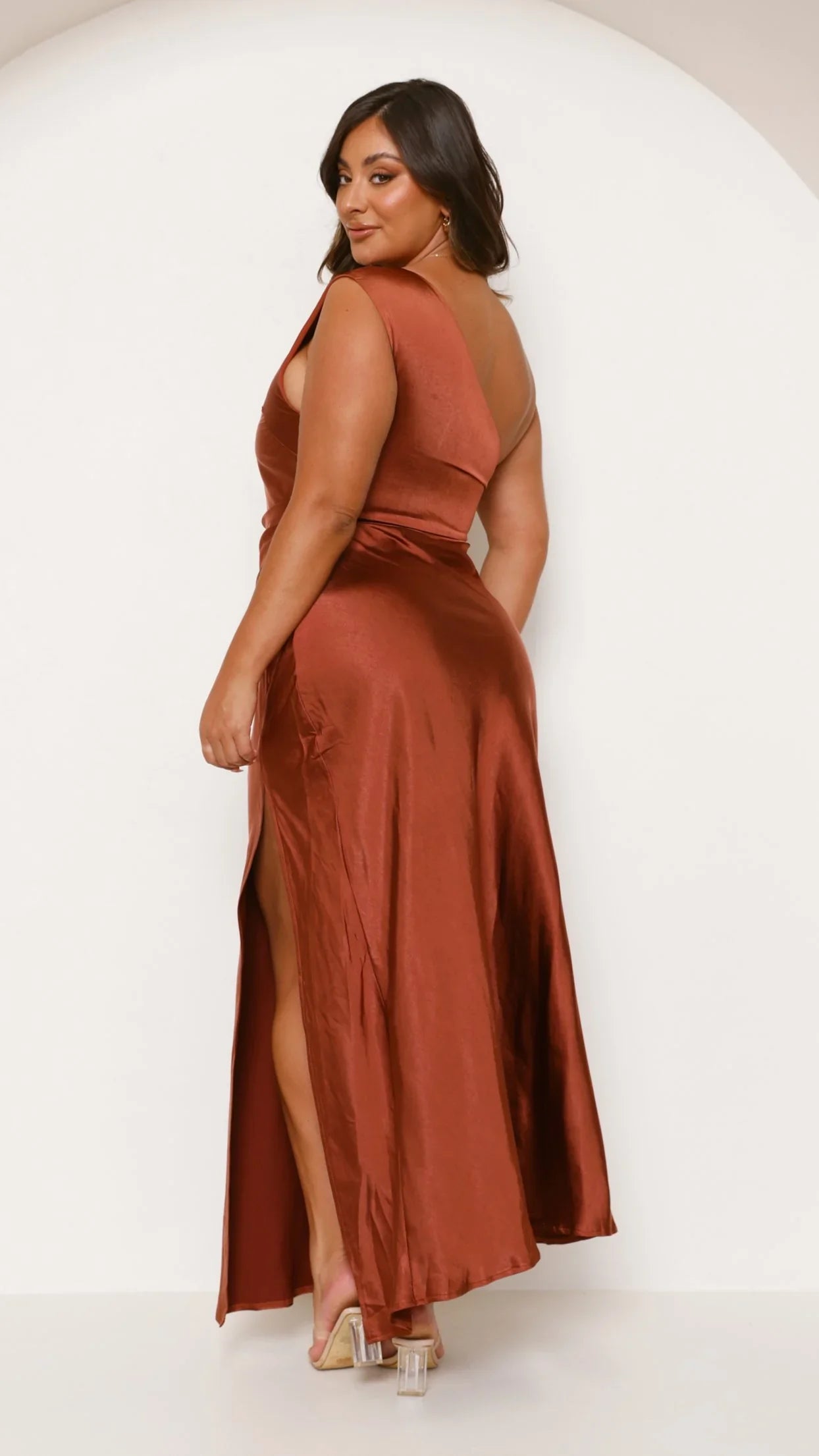 Victoria Maxi Dress Rust