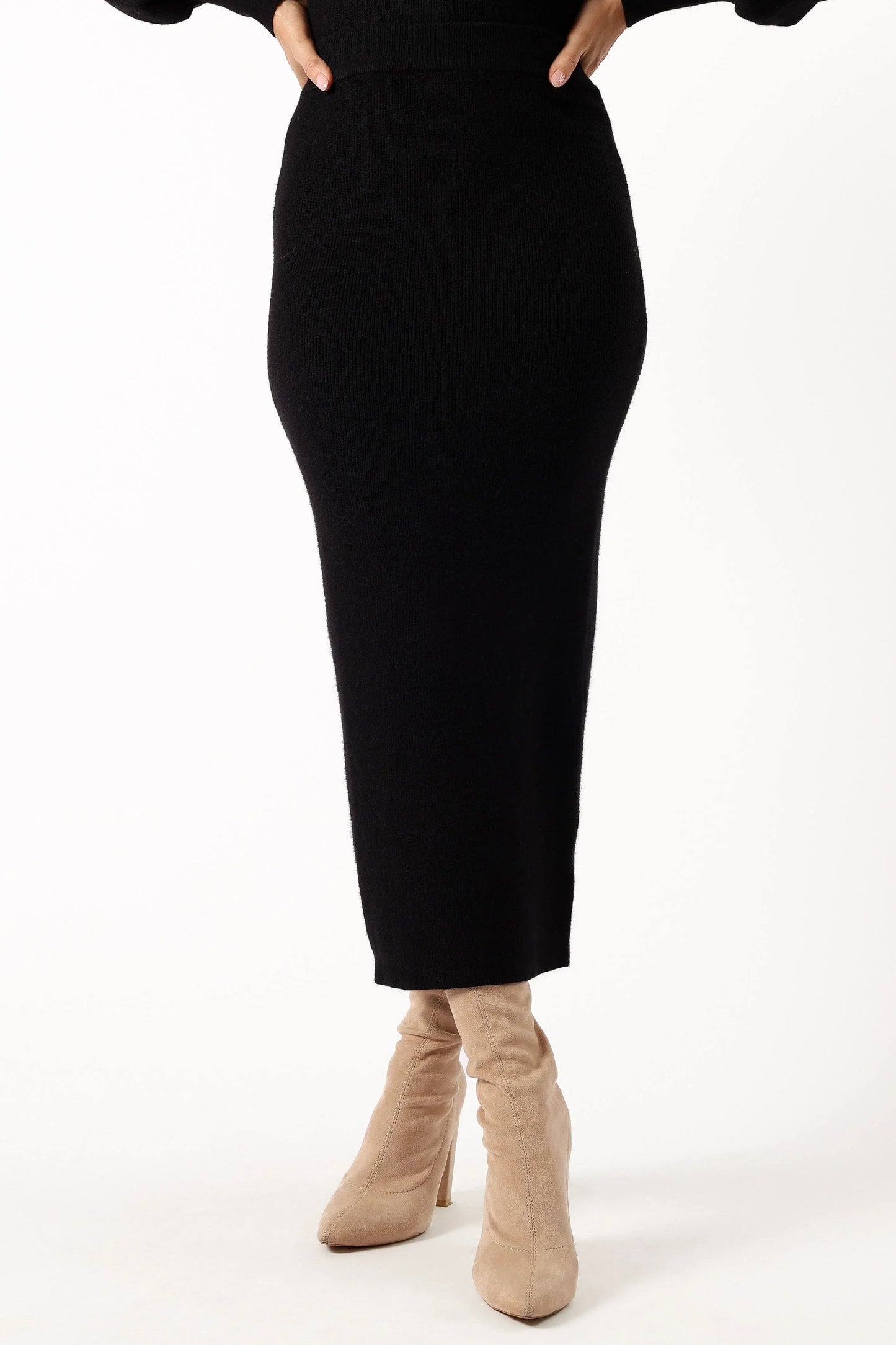 Tilbury Knitted Set Black