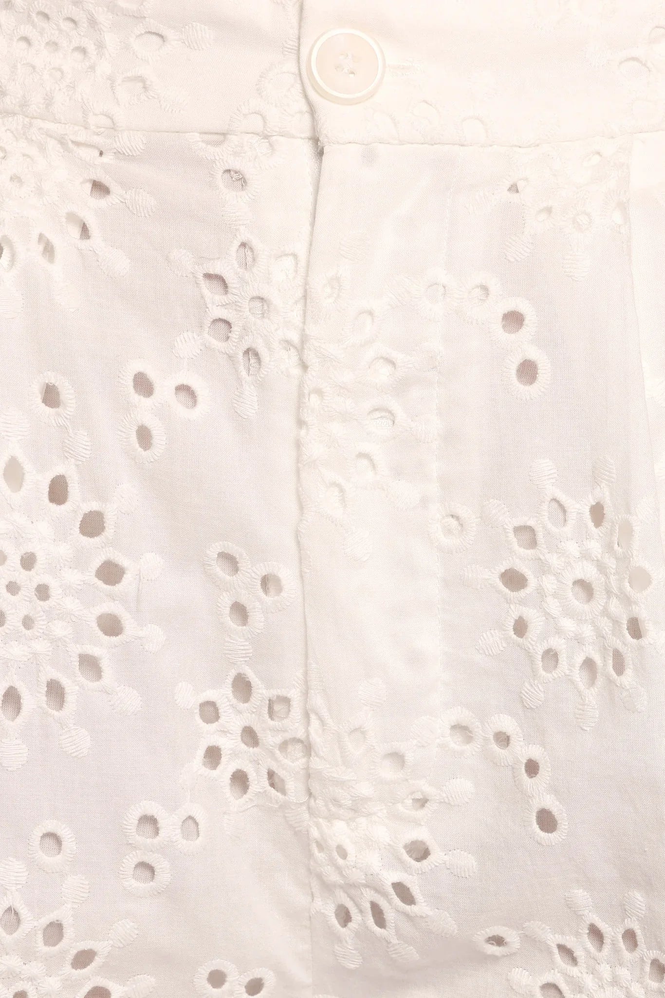 Nimi Eyelet Short Set White