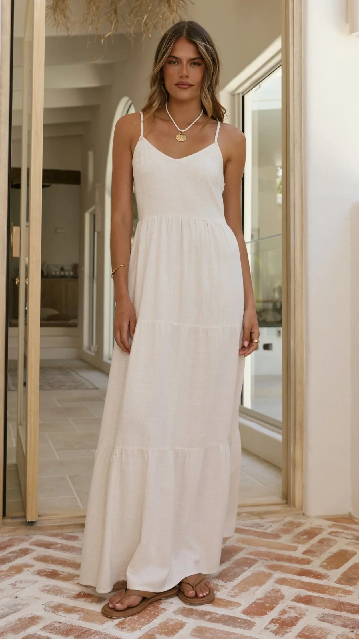 Shelley Maxi Dress Natural
