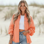 Colorful Boho Denim Jacket